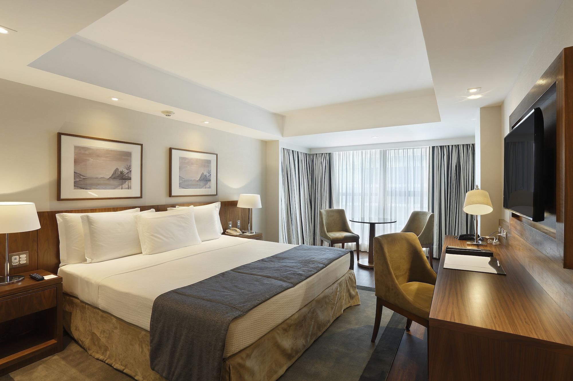 Windsor Marapendi Hotell Rio de Janeiro Exteriör bild A room at the hotel