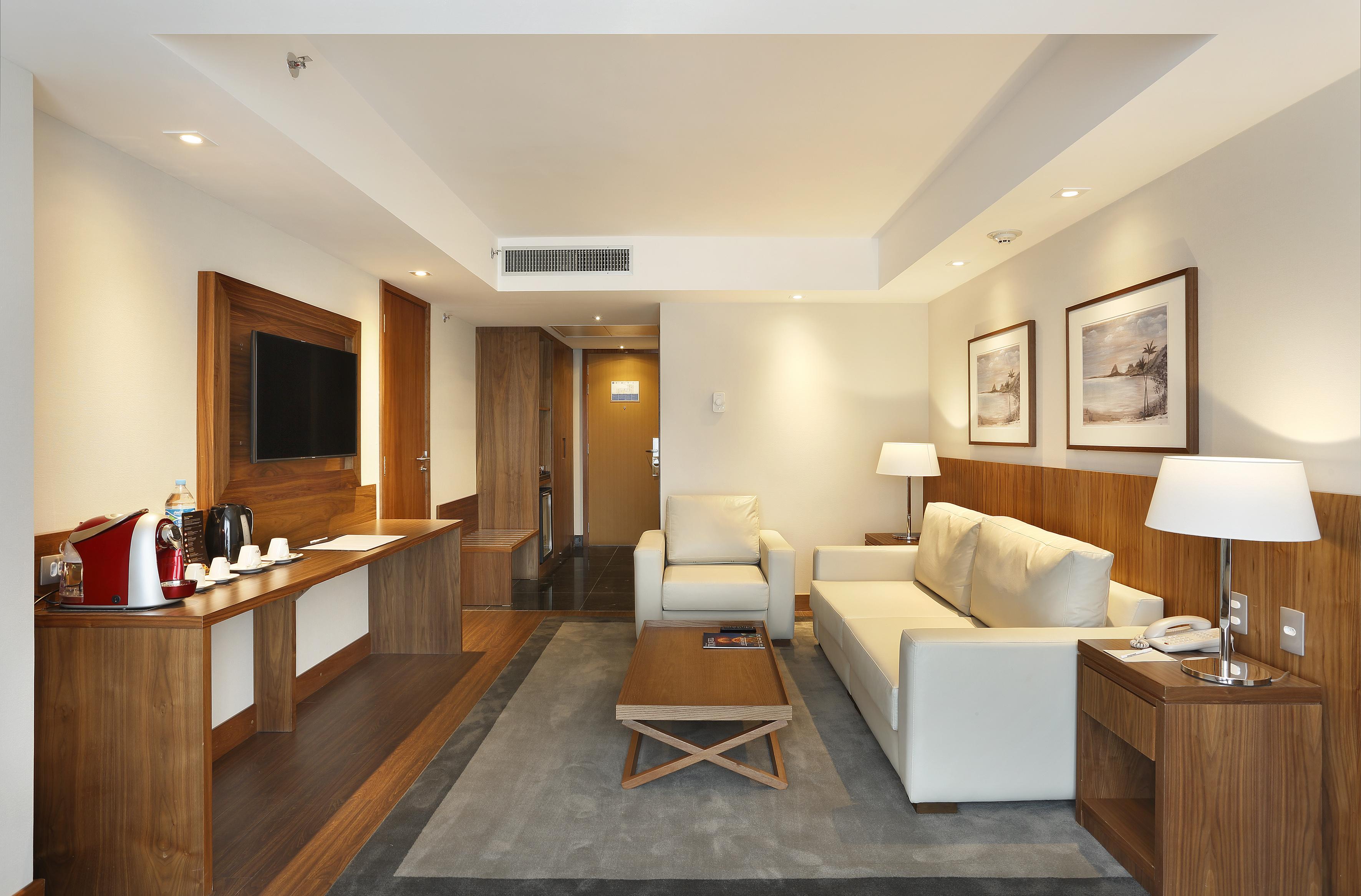 Windsor Marapendi Hotell Rio de Janeiro Exteriör bild A suite at the hotel