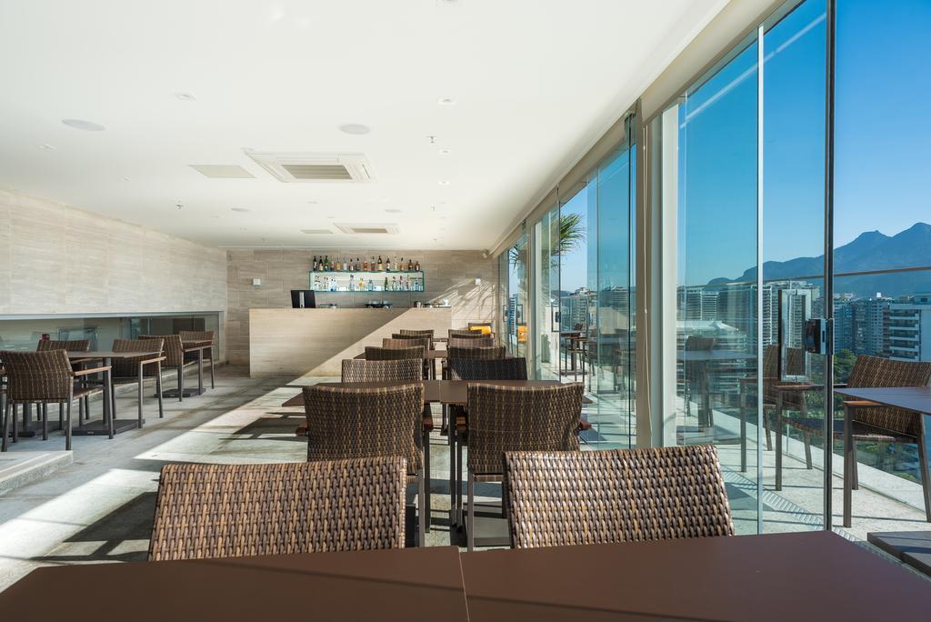 Windsor Marapendi Hotell Rio de Janeiro Exteriör bild Skyline Bar
